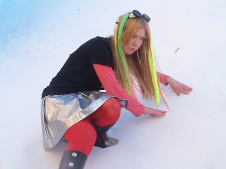 Приземлилися ми на білому й пухнастому сніжку...