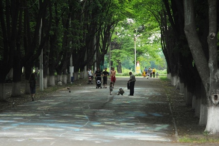 Малюнки на асфальті